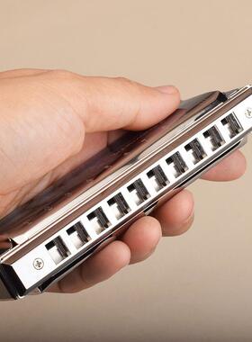 半音阶10口19803琴C调1入40孔专业演奏儿童初学成人零基础门便携0