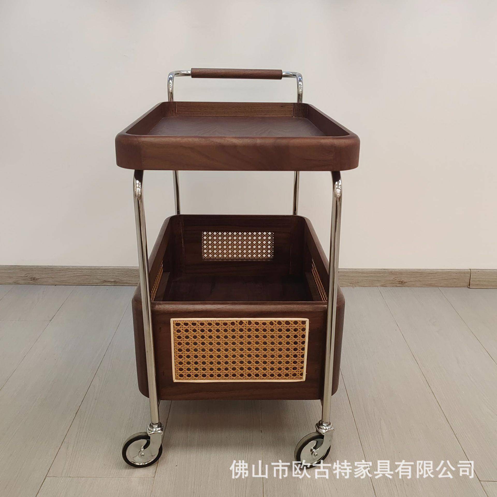 202家5轻奢可移发OG-24135动不锈钢沙角发边几小推车边桌用小桌子