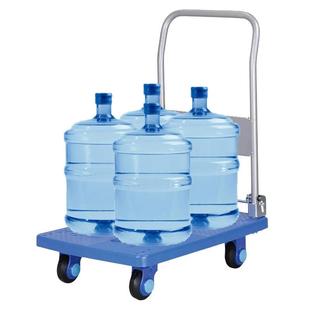 杰隆不锈平板车手J055推车搬运钢车推货承车静音拆装 推车拉货车拖