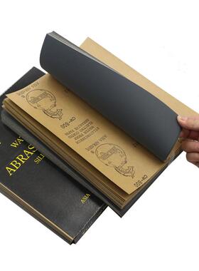 砂纸磨牌干XWU金磨砂纸汽车木材龙属漆面打量