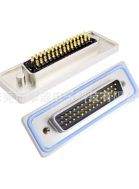 i457167pd-sub连接器D4转接头焊线式B44p4in公头母头镀金针防水连