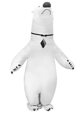 跨6248境极熊充气服圣节人偶服卡通活动恐龙亲万子表演派对装北工