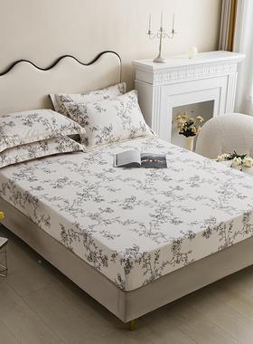 冬新款棉磨毛印单品床笠1.5/秋1.8米加厚席花梦SXG43343思全床垫