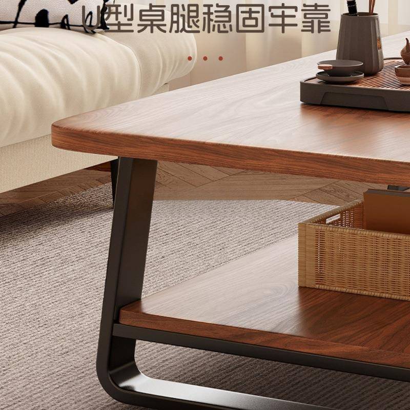 茶几公客58w53SSA家用小户厅型新款简办室茶约桌出租屋简易双层小