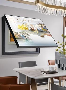 电表箱装饰BQH07141奢画免打孔轻客厅电表电闸盒箱遮挡配简电箱挂