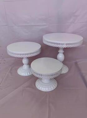 欧式铁036蛋艺蛋糕套装婚庆摆件甜品店架点心架酒会舞会道具糕盘