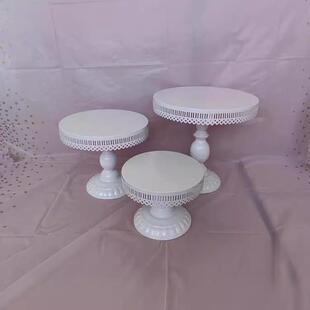 欧式铁036蛋艺蛋糕套装婚庆摆件甜品店架点心架酒会舞会道具糕盘