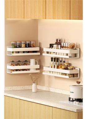 进白口调味多功能免德国厨房置料物家架壁65810挂打孔色用收纳架