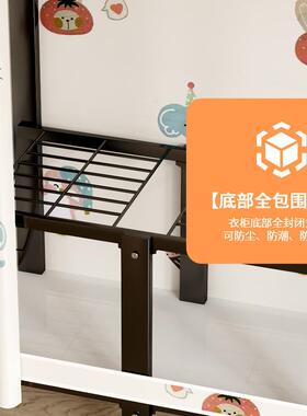 免安装衣柜加粗折叠易简布衣45730柜家用卧出租室房全结钢架实耐