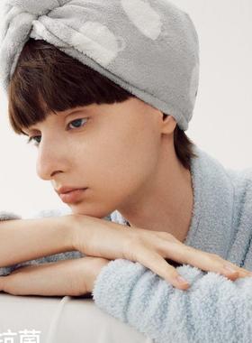 发绒绒520H女新款发巾干洗士头可爱吸水珊瑚绒柔85048软擦头干发