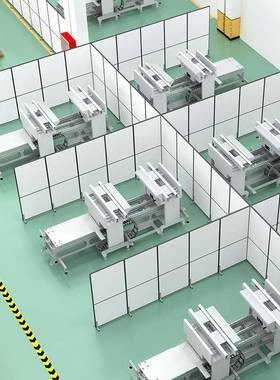 隔断墙室合金可可订工车间42737折叠围挡栏活动遮新品办铝公移厂