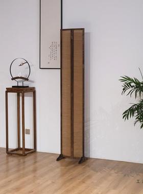 简屏风隔断客厅新中式折叠移动屏风墙办公约70824挡室茶室遮木实