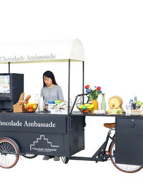 车酒店民宿招牌花车网红花店鲜花架卖花车地推75577摊摊景区摆车