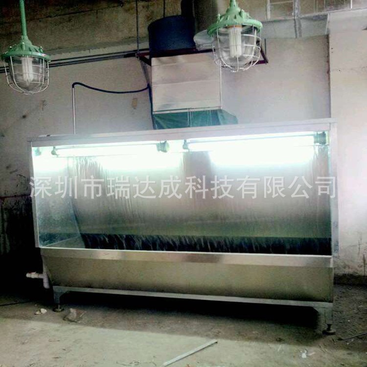 厂家直销喷漆柜 新型环保无尘喷漆柜 水濂式洗涤净化废气排放彻底