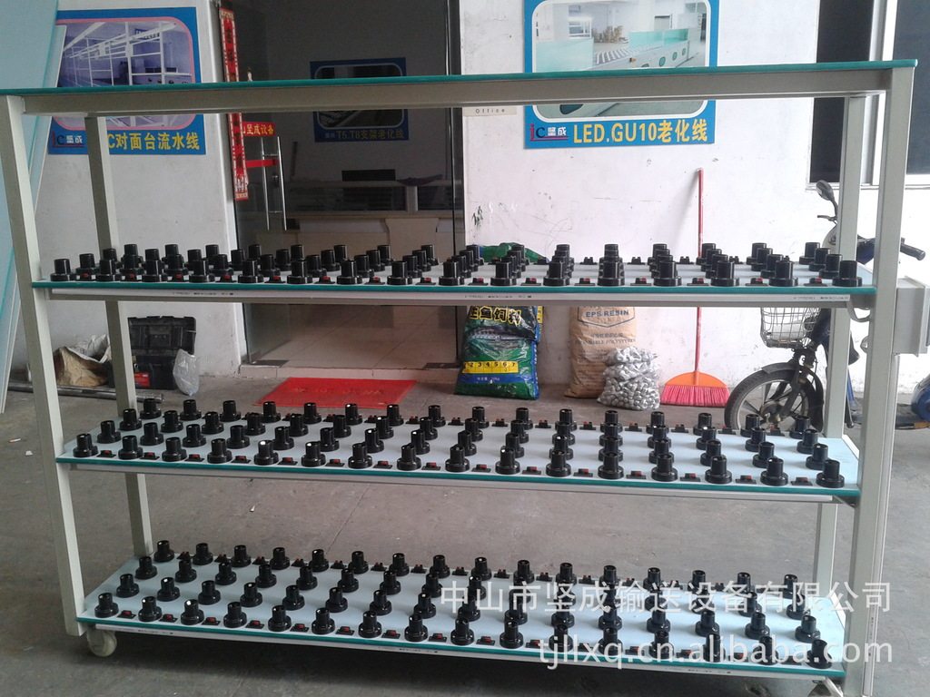 中山坚成球泡灯老化架，可移动多层检测车led设备厂家防静电