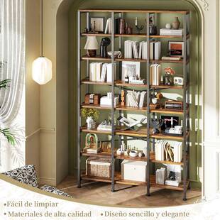 书地架置物架简K73收多层展示架易子纳办公室木架钢木储物货架落