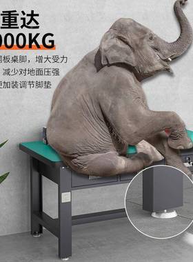 重型防静电工作台厂家35940工带厂车间灰黑色架抽虎屉维灯修钳装