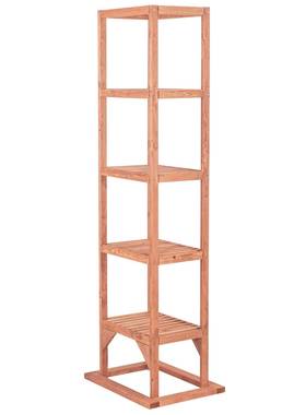 五层室外落地阳置物39526架台装多饰花架客家用实厅木肉花盆架