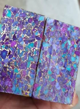 然石松原石石压块52284松天石冻铜胶纹松石