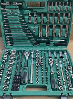 套筒套装车12件套汽1修工具装套套OHE筒扳手维修工具修车热销汽修