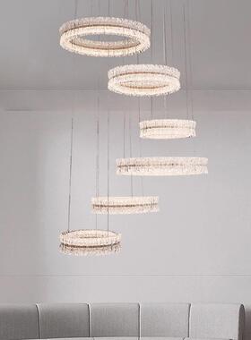 现代极亚简客厅吊灯卧轻奢意式意克力灯具设计师创大厅34248室灯