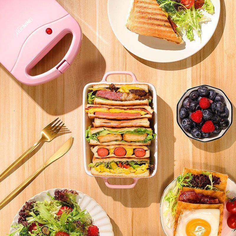 三治机多功能早机家用小型轻面食包机餐迷你明吐司压烤机XZQ烙饼