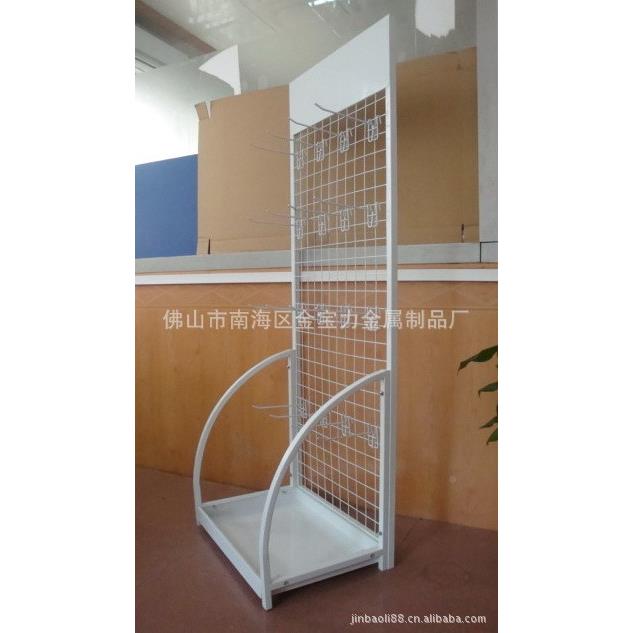 厂家直180销落地涂式背网货喷架立式超市网格货架,白色网片货,