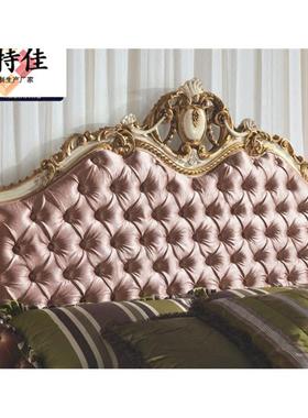 欧式床法式20282轻奢婚床高简欧公床新古典软包布床艺主档别墅主