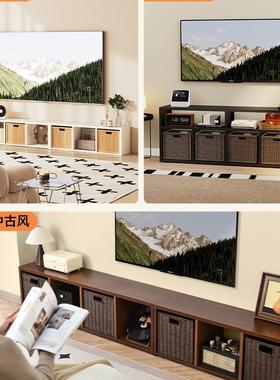 客厅纳地电视柜20落25新款家用收储物一体小户型柜格90233子卡莱