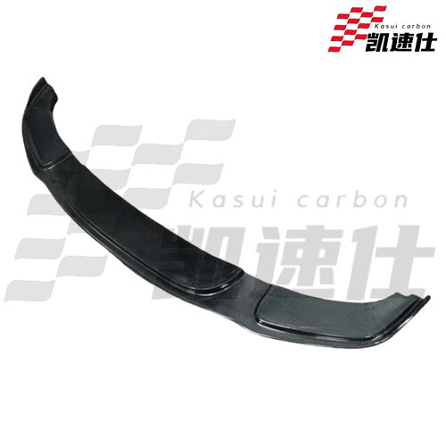 适用宝马F10F185系升级版HM型碳纤维唇碳纤维保险杠前唇