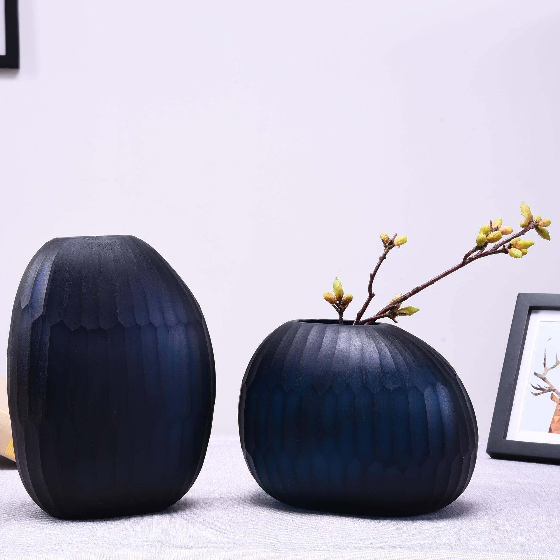 欧式时尚手工磨刻竖纹玻璃花瓶家居摆件条纹插花瓶水培花瓶,工业油品/胶粘/化学/实验室用品,其他实验室设备,淘宝优惠券,粉丝福利购,淘宝优惠卷