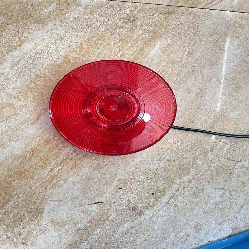 汽车侧尾灯大圆灯LTE1805高速汽车爆闪灯红蓝黄白警示灯12V24V亮