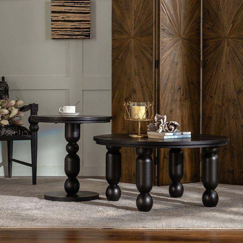 法式复古实木小茶几阳台茶桌圆桌床头柜子小户型客厅家具沙发边几,节庆用品/礼品,新娘配件,淘宝优惠券,粉丝福利购,淘宝优惠卷