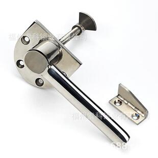 不锈钢门把手平门锁可调节长短烤箱门锁门扣冷库平板工业机械提手