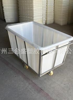 南通方型水箱500L塑料方桶小型中转落纱桶LLDPE棉条桶规格齐全