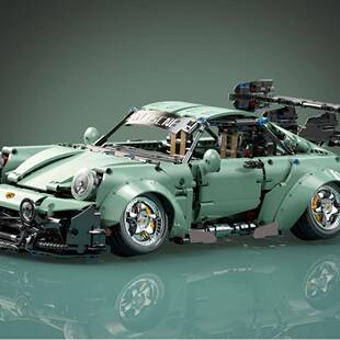 K盒子10220爆改系列-低趴保时964成人高难度拼装摆件积木玩具