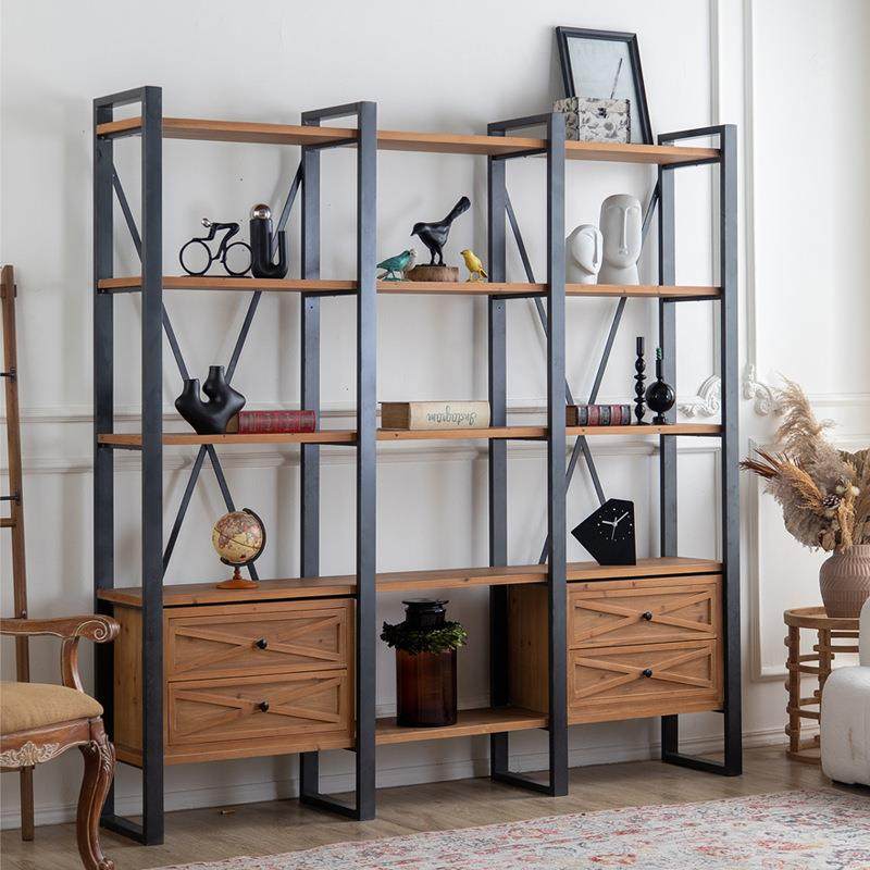 工业风铁艺书架落地客厅收纳柜家用隔断置物架实木办公室展示架,农用物资,其他肥料,淘宝优惠券,粉丝福利购,淘宝优惠卷