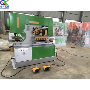 工字钢切割机角钢V型剪角机多功能联合冲剪机T型钢45度裁剪机