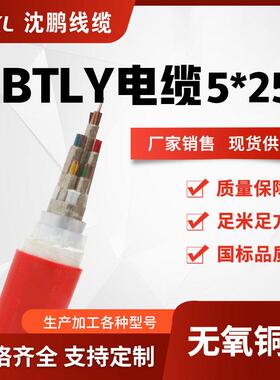 btly矿物绝缘防火电缆ng-a（btly）5*25/35/50电力电缆销售