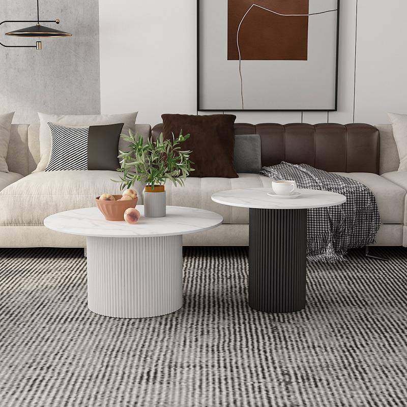 北欧岩板茶几家用客厅小户型子母茶几简约民宿公寓网红圆形边几,农用物资,其他肥料,淘宝优惠券,粉丝福利购,淘宝优惠卷