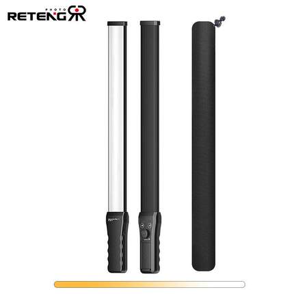 锐腾LED手持棒灯双色温补光灯便携户外拍摄影灯LED主播直播灯