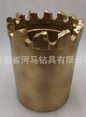 锚索锚固146跟管套管钻头波纹管潜孔锤扣复合片取芯金刚石PDC钻头