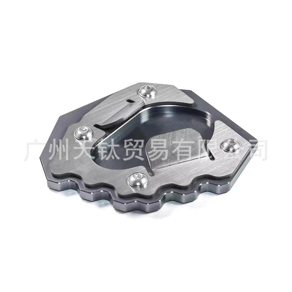 适用凯旋老虎1200Tiger1200侧撑加高垫侧支撑加大底垫侧脚撑垫件