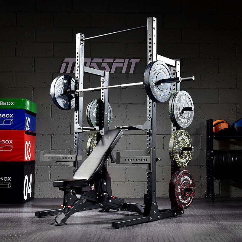 马西（MASSFIT）商用多功能深蹲卧推龙门杠铃架家用健身器材综合