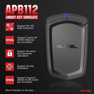 AUTEL道通智能诊断仪钥匙编程APB112海外版配备IM608IM508使用