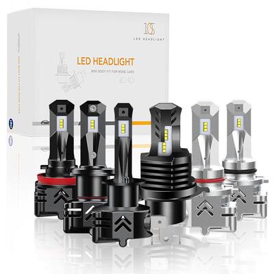 10S系列LED汽车大灯多种型号H1/H4/H7/H8/H11/H16/9005/9006