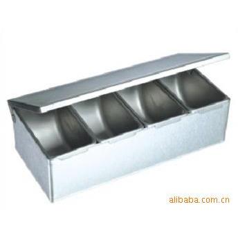 味全三钢盒格UTY调味调味瓶调罐