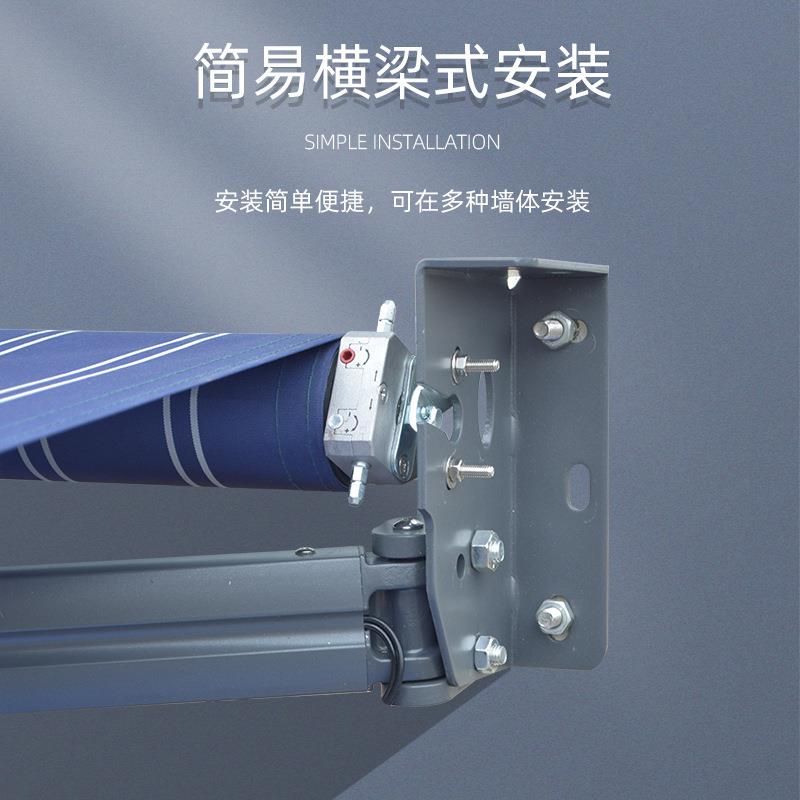 源头厂家铝合金伸缩遮户阳雨棚加厚更抗耐风用商外GLA铺阳台停车