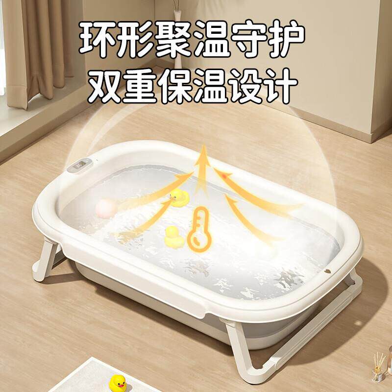 坐不款可号可折叠宝宝躺摩卡新生ELM儿童浴盆婴洗儿澡盆可大棕洗