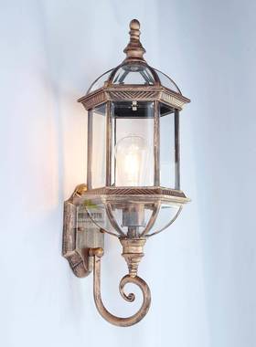 户外灯式复简约壁灯古美式阳台楼欧梯走廊过道室外墙庭院灯KRB壁